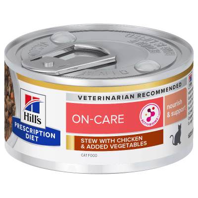 Hill's VET Katze Prescription Diet On-Care Ragout Huhn 24x82g