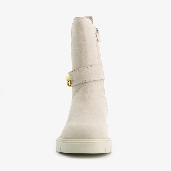 Groot leren meisjes chelsea boots