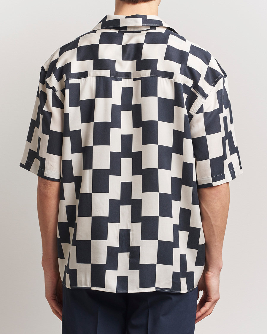 J.Lindeberg Ellis Stack Bridge Print Shirt Black