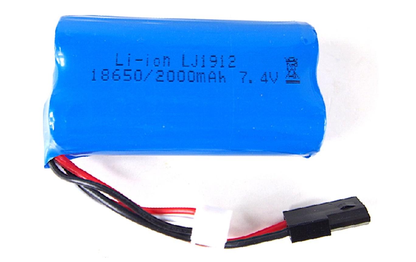 RC-Akku Li-Ion 7.4 V 2000 mAh 10C2S Li-Ion Akku mit HBX 5600 Stecker