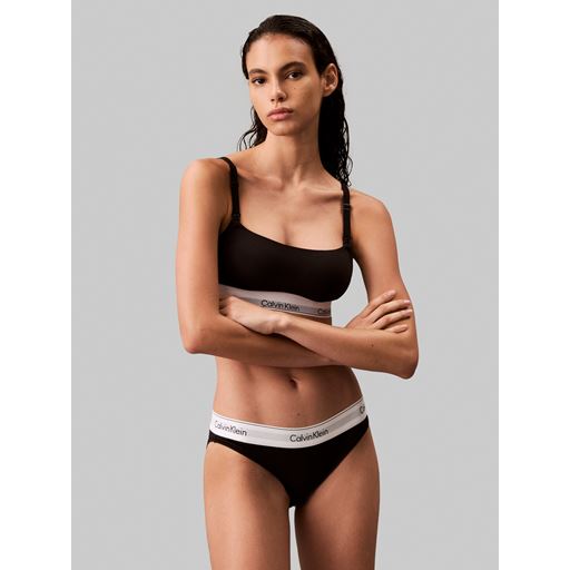 Calvin Klein Lightly Lined Maternity Bralette, Black, M