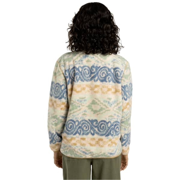 Sweat polaire BILLABONG W BOUNDARY MOCK 3 BLUE HAZE