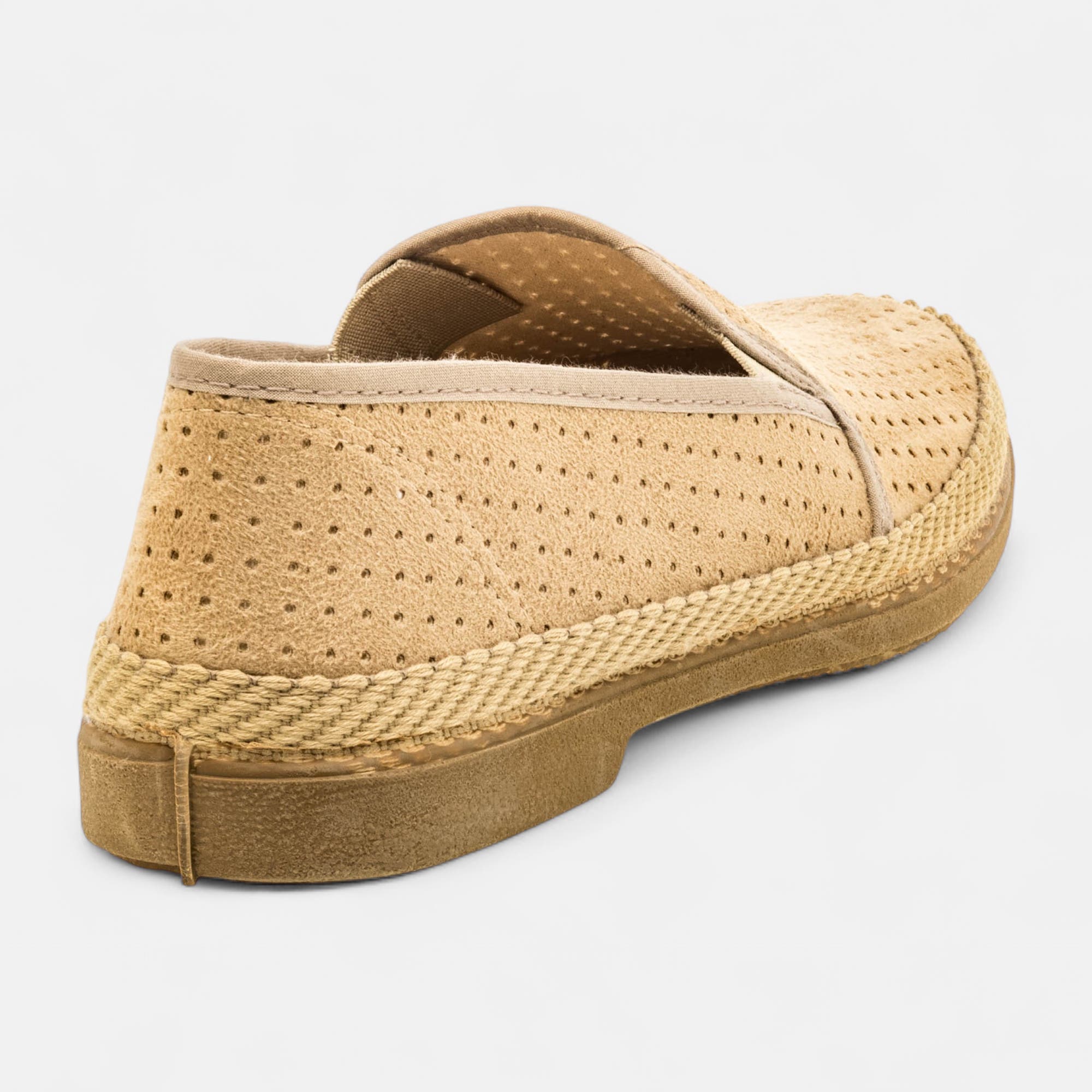 Pantoufles pieds sensibles Homme beige