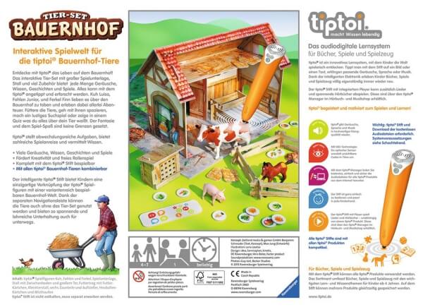 Ravensburger 005642  tiptoi® - Tier-Set Bauernhof