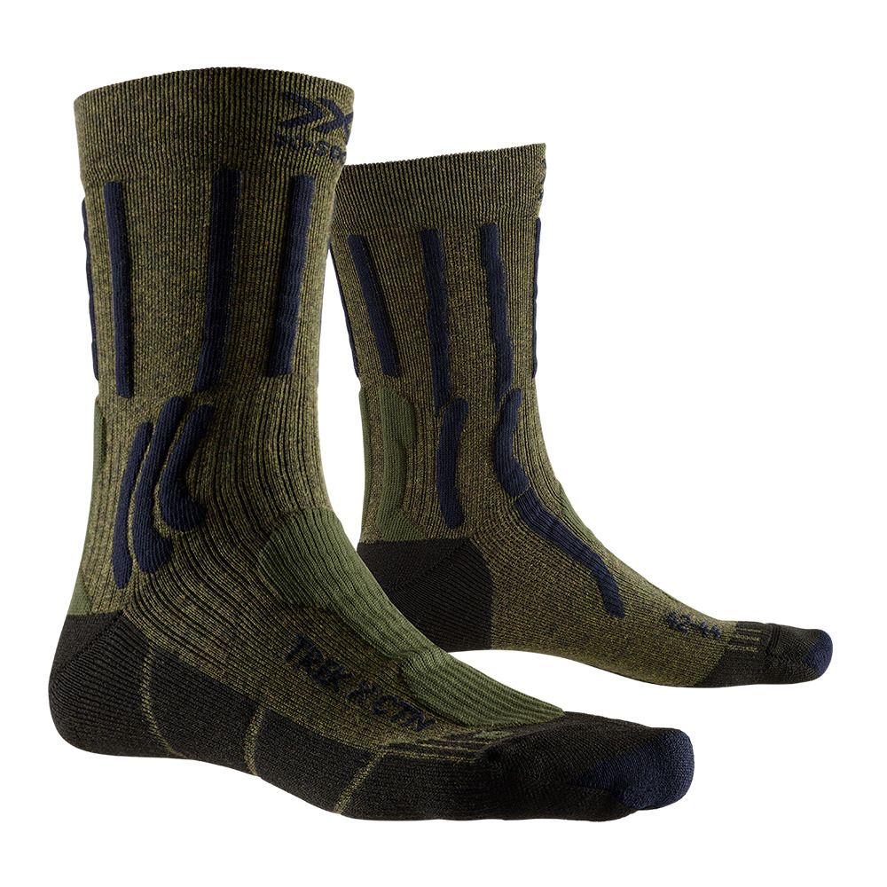 X-Socks TREK X CTN - Chaussettes vert/bleu