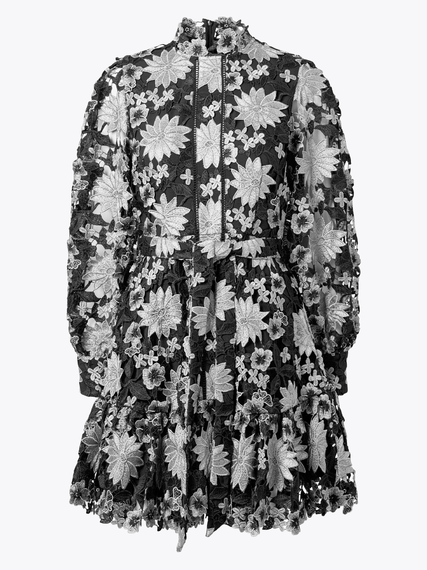 Silja Liv Long Sleeve Embroidery Dress Multi
