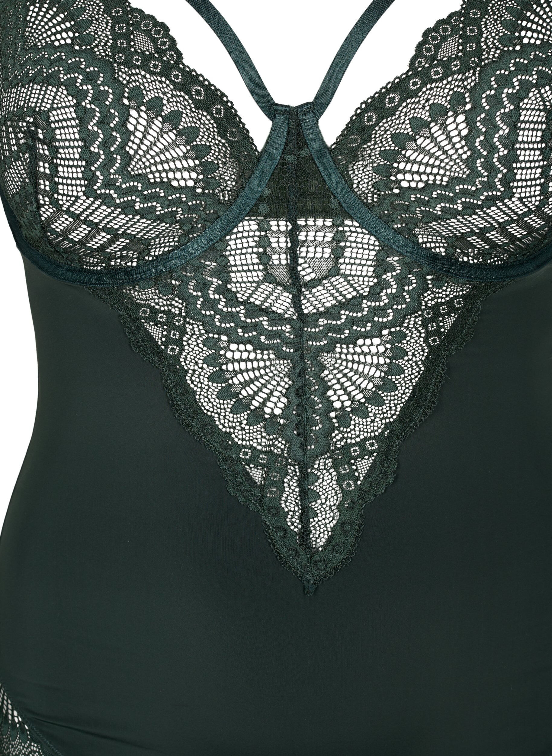 Bodystocking med bøjle og stringdetalje