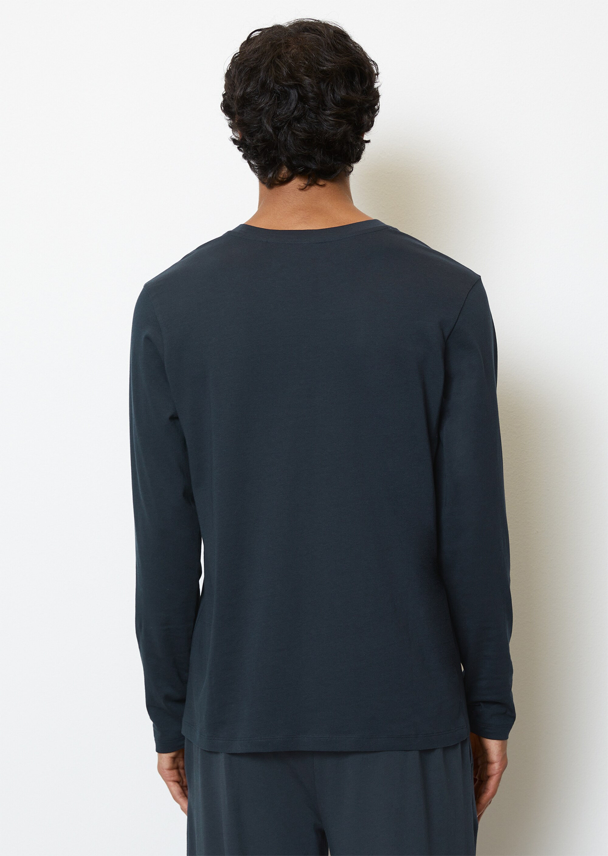 Lounge-Longsleeve regular aus Bio-Baumwolle