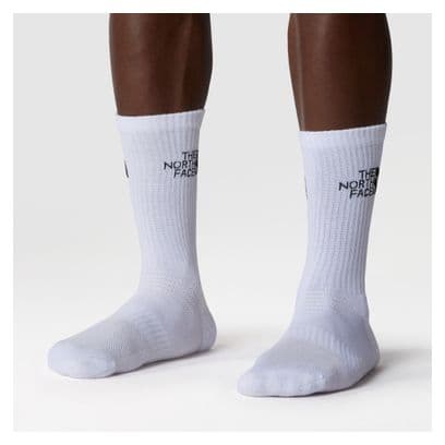 3 Paires de Chaussettes The North Face Multi Sport Blanc