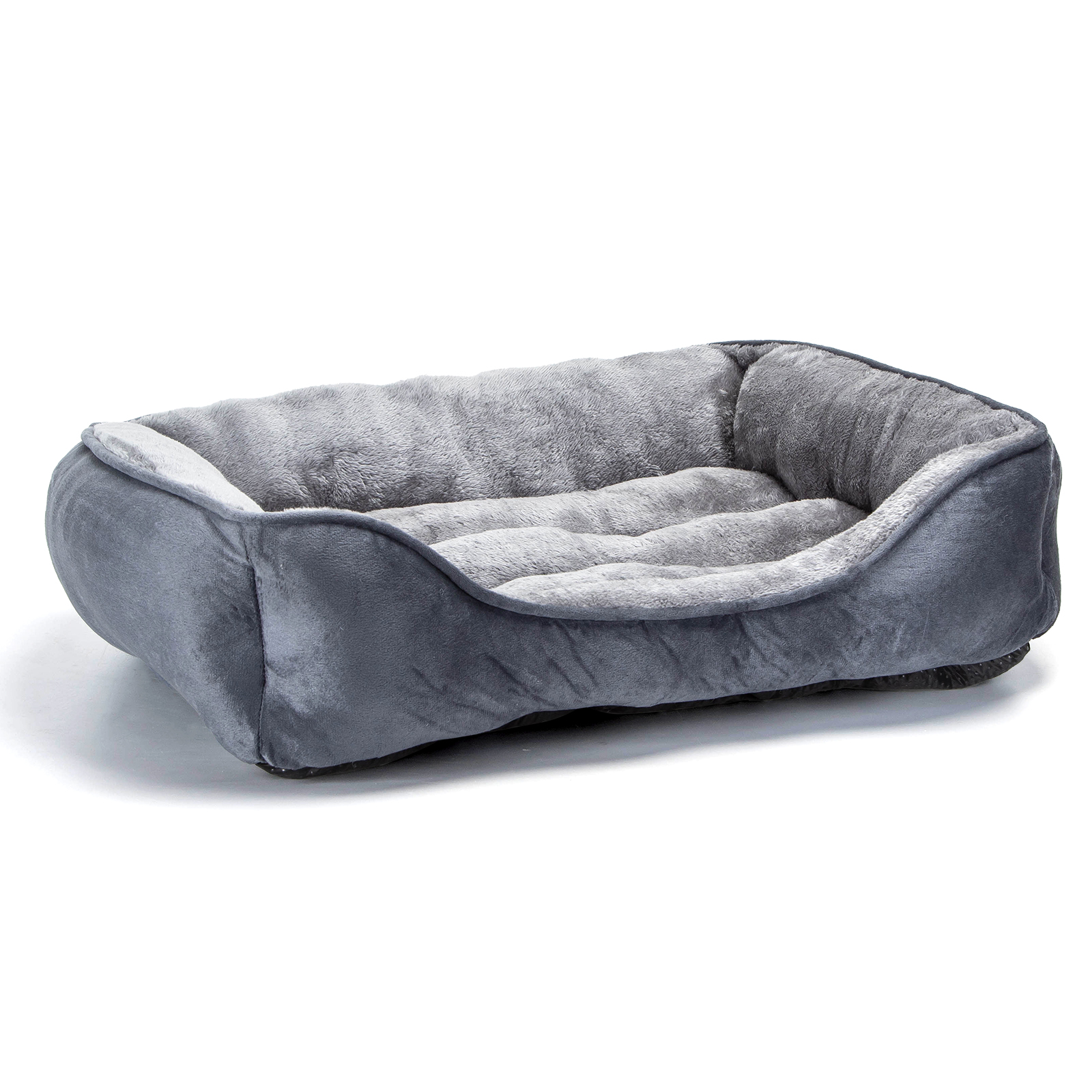Cama para cães Nobleza, lavável, antiderrapante, tamanho médio, com enchimento de fibra supermacia, ideal para animais de pequeno porte, 67x57cm
