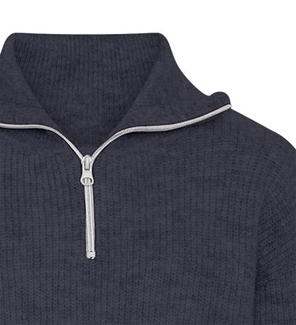 Grunt Bluse - Strick - GrSuso - Charcoal Melange