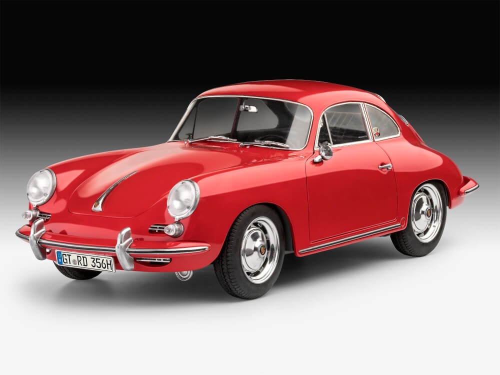 Porsche 356 B Coupé easy-click-system, Revell Bausatz zum Zusammenstecken mehrfarbig