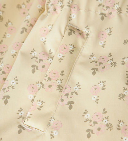 Lil' Atelier Sommerjacke - NmfGerda - Gebleicht Sand m. Blumen