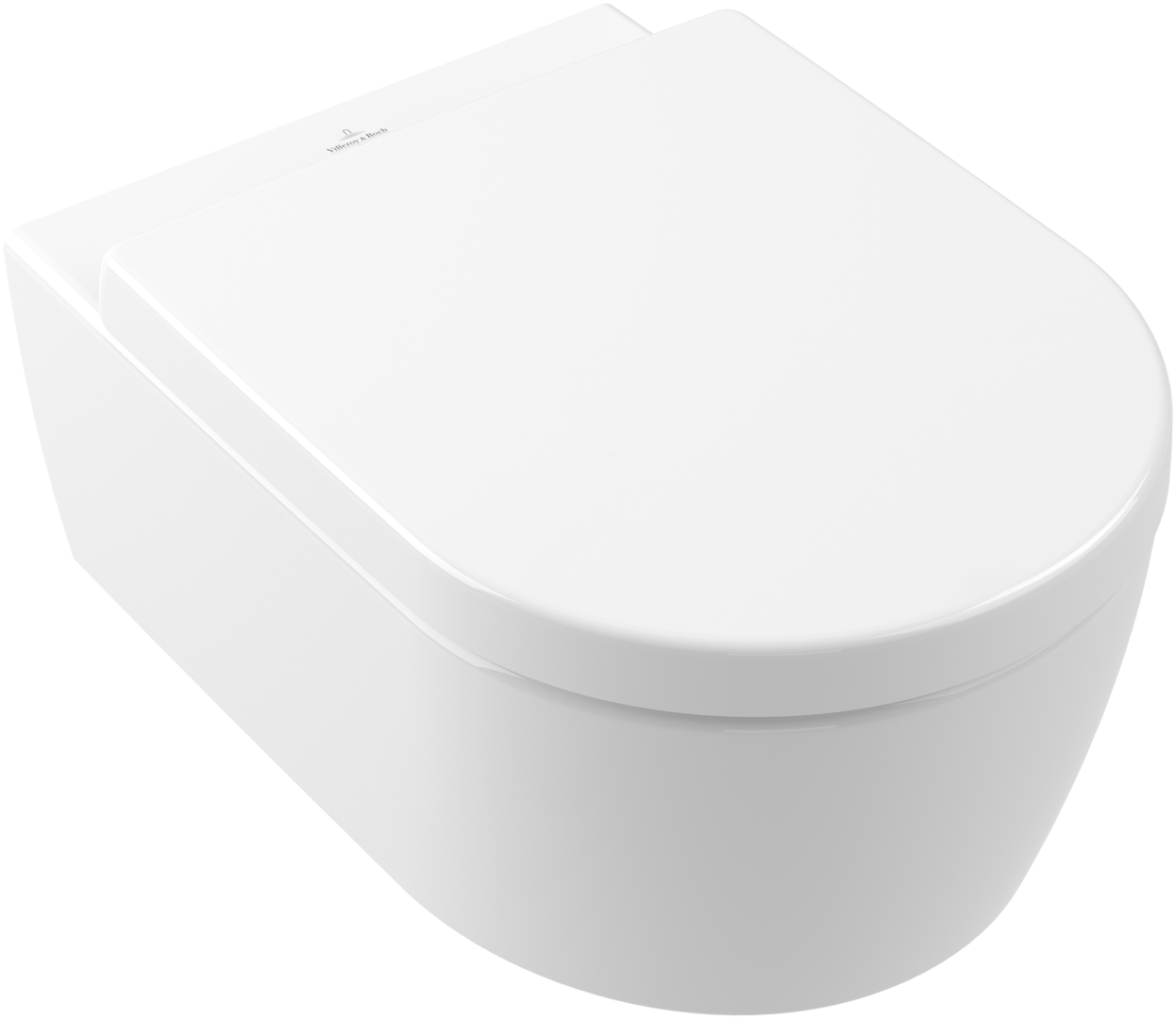 Villeroy & Boch ViConnect toiletset met Villeroy & Boch Avento randloos toilet met softclose zitting