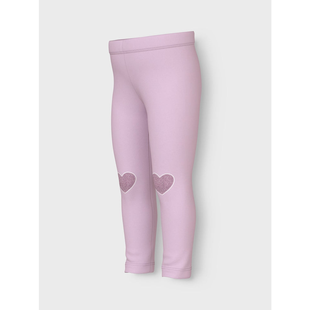 Køb Name It Winsome Orchid Hearts Davina AOP Sweat Leggings