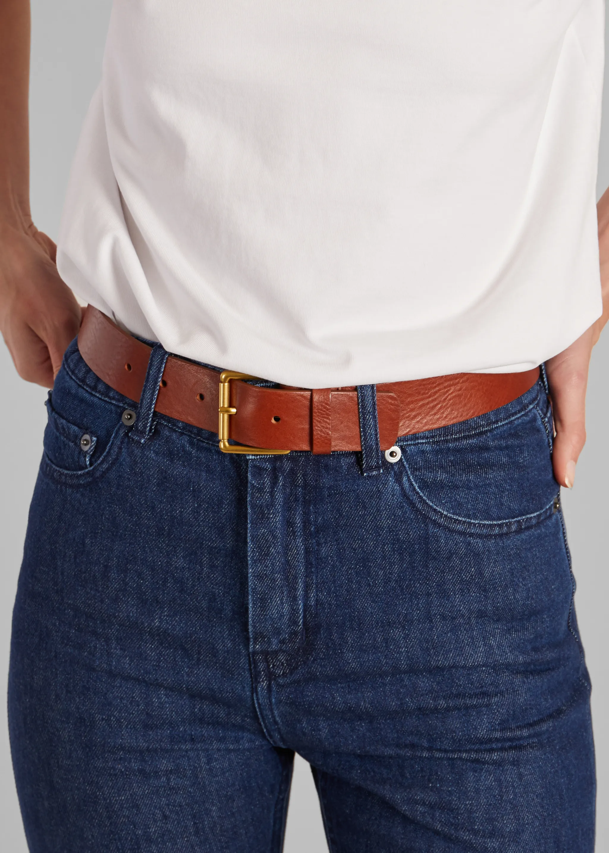 Ceinture en cuir tannage végétal L'Exception Paris