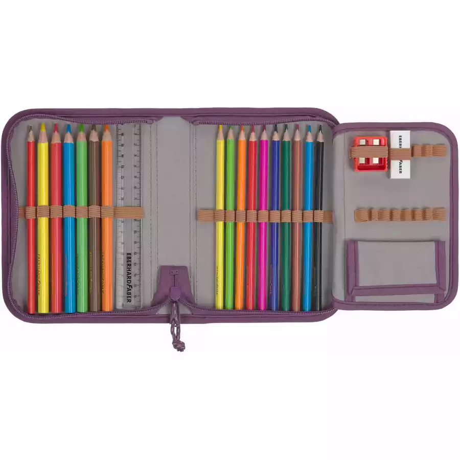 LÄSSIG Schulranzen-Set 7-tlg. Boxy Unique purple