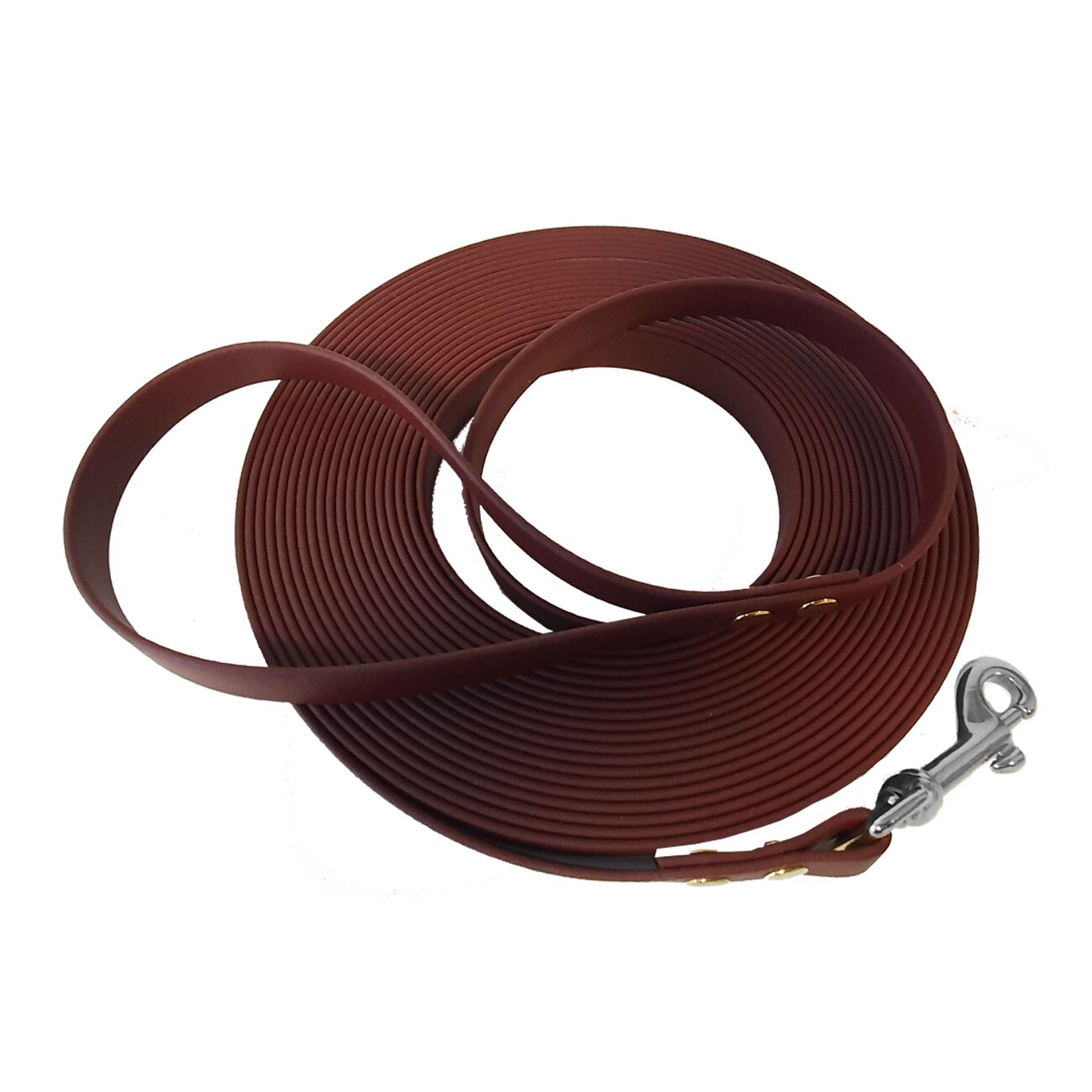 bio-leine 25-35 kg Schleppleine Biothane sattelbraun 3 m