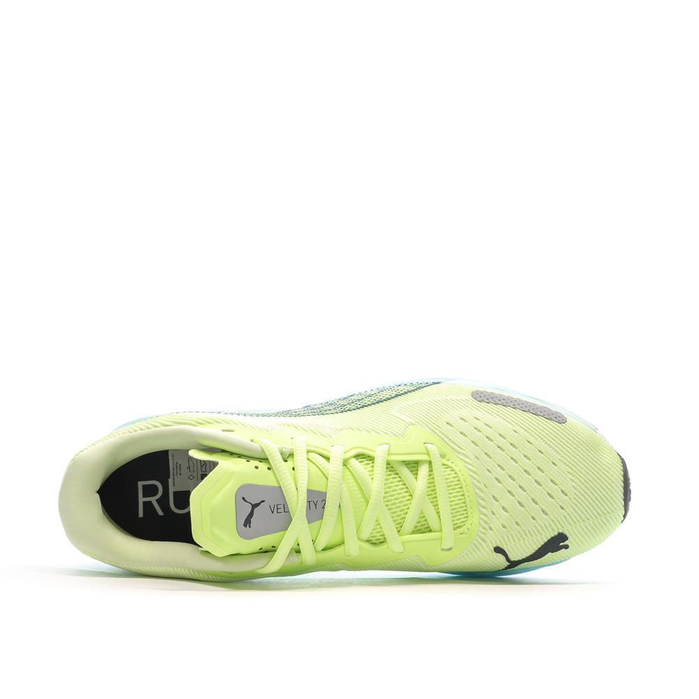 Puma Chaussures de Running Jaune/Marine Homme Puma Velocity Nitro 2