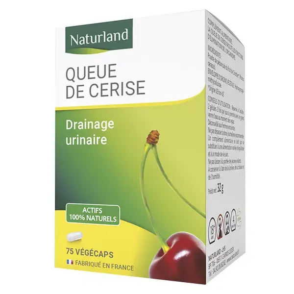 Naturland Cherry Stalk 75 cápsulas vegetais