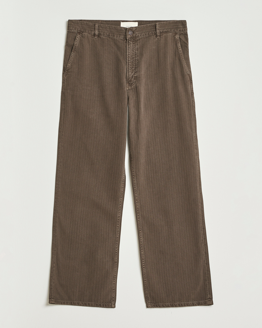 Jeanerica Genua Herringbone Twill Chino Brown