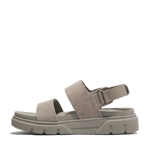 Timberland Greyfield 2-Strap Sandaler, Light Taupe Suede, 41