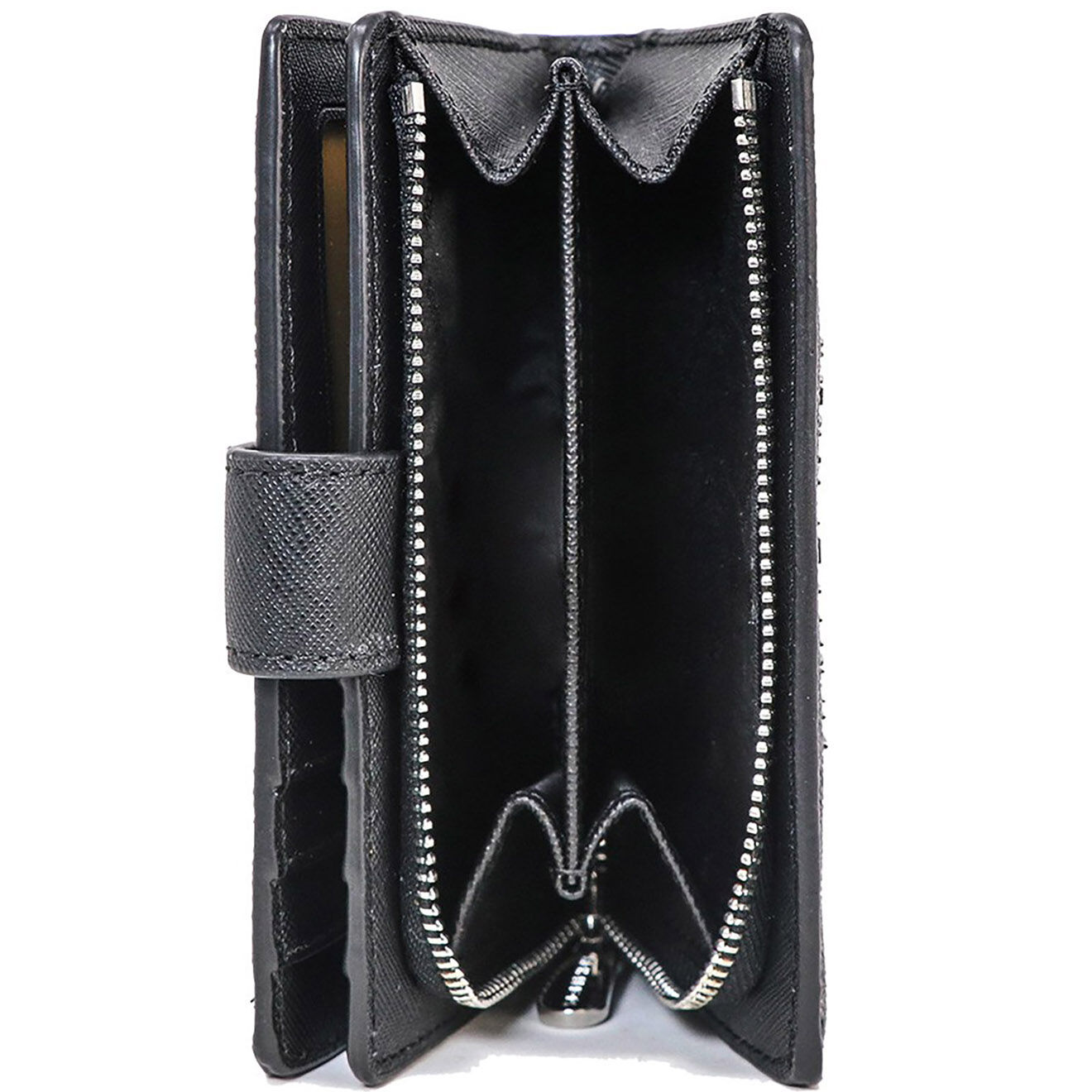 Michael Kors Portefeuille Jet Set Travel noir - 13.5x9 cm