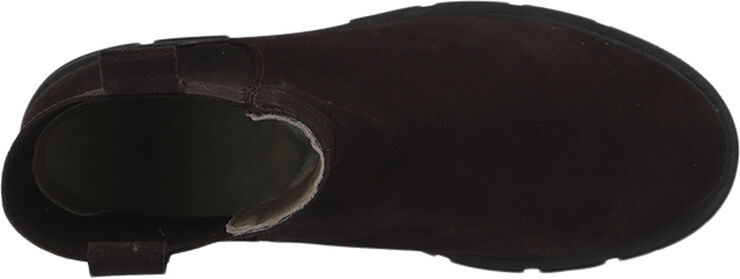 Cashott CASJIDA Chelsea Boot Warm lined Suede Dark brown suede 066
