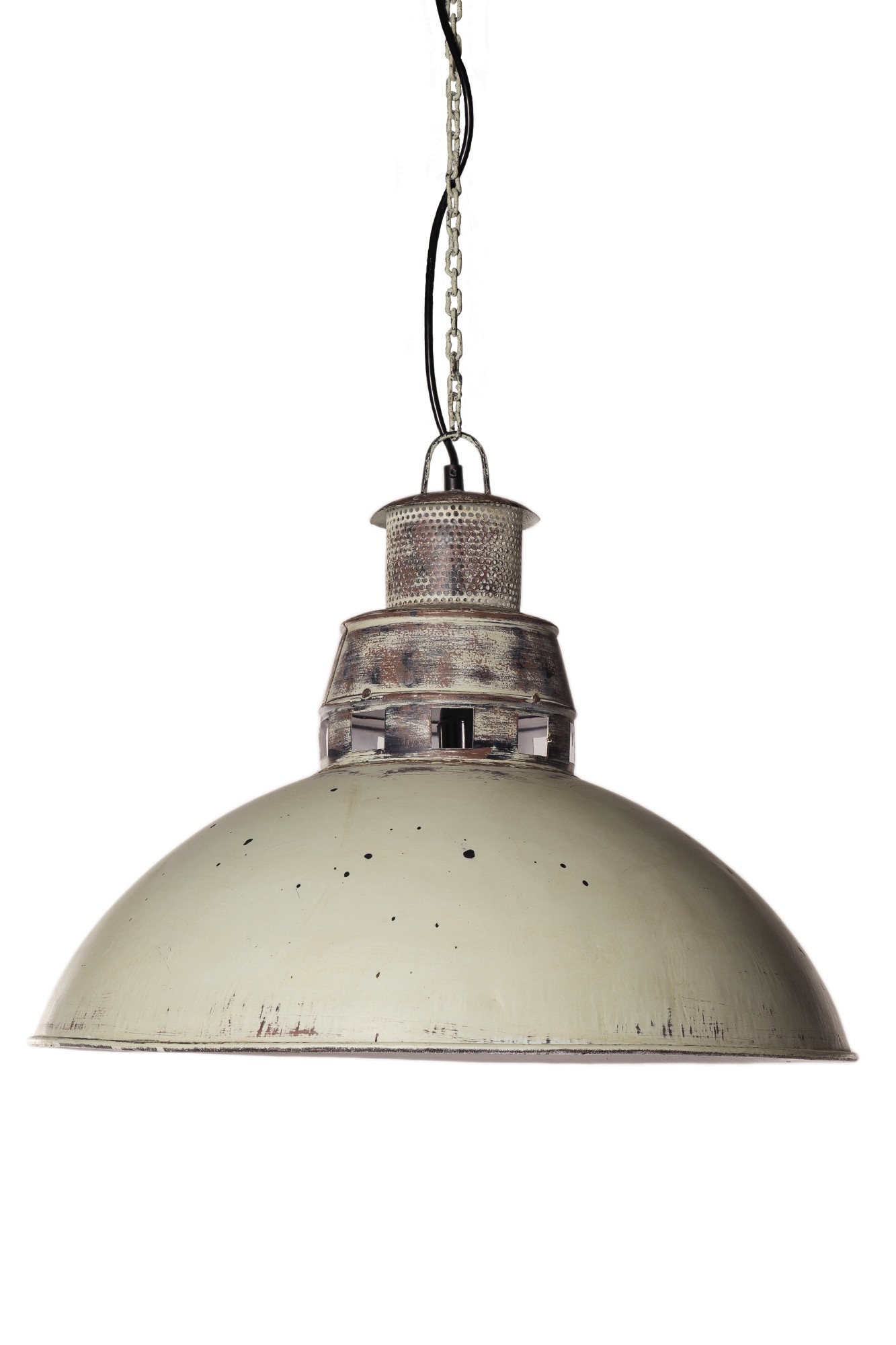 Leuchte 'Grey Pal', beige, Ø 52 cm, H 42 cm von fischer's lagerhaus