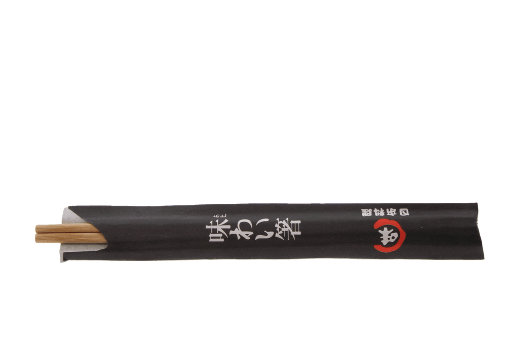 Bamboe chopsticks eetstokjes 19.5cm in hoesje BIO