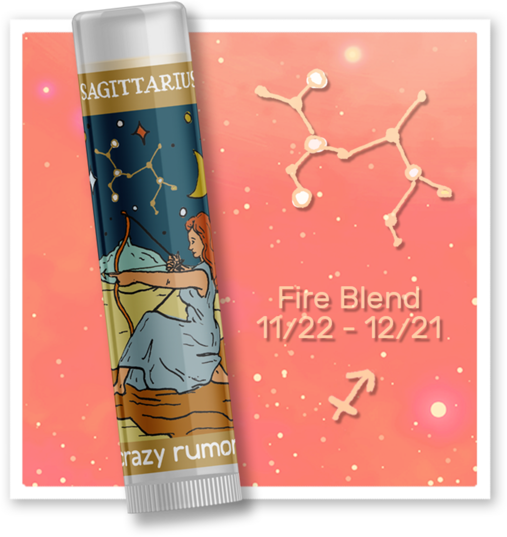 Crazy Rumors  Sagittarius Lip Balm, 4,25 g