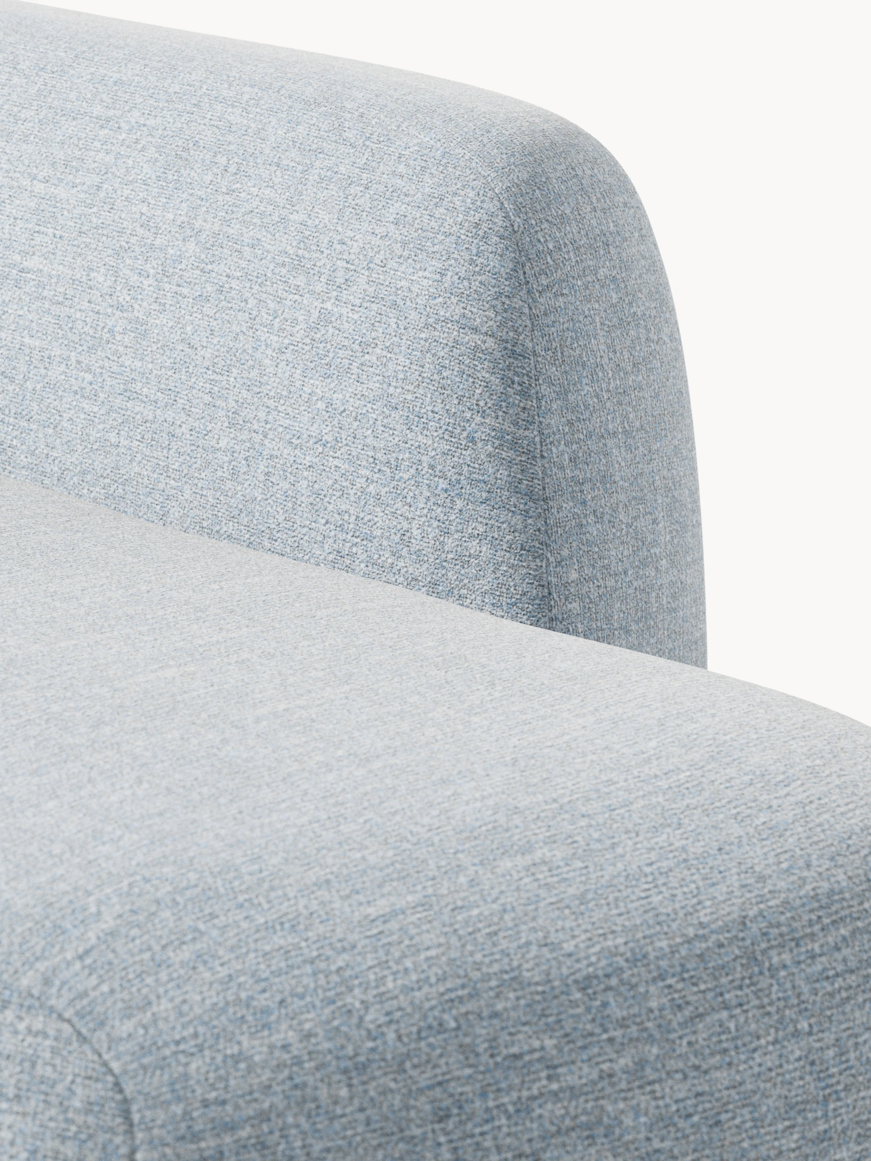 Modulaire bouclé XL hoekbank Wolke met chaise longue