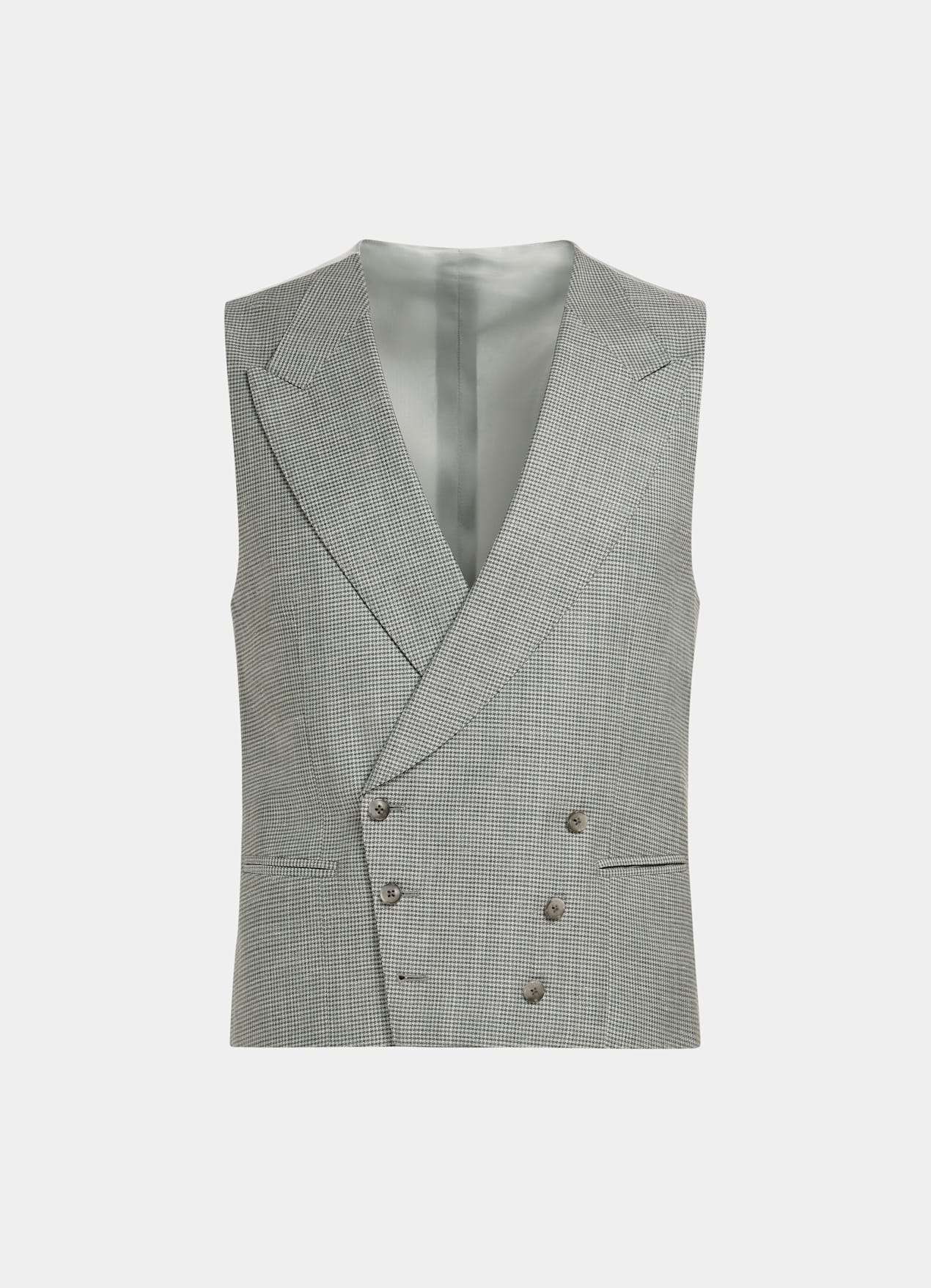 Gilet de costume gris clair