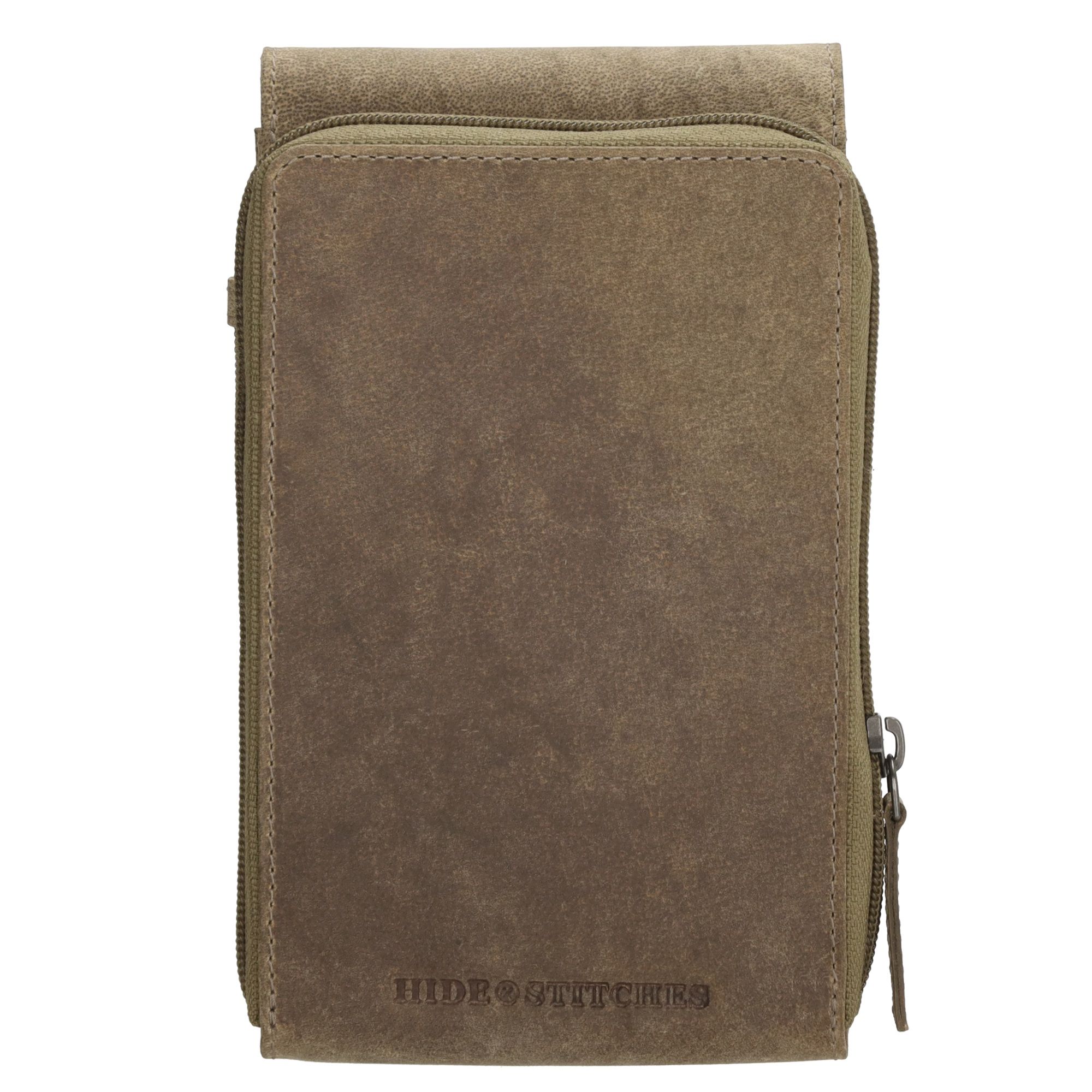 Hide & Stitches Idaho Telefoontasje Donkerzand