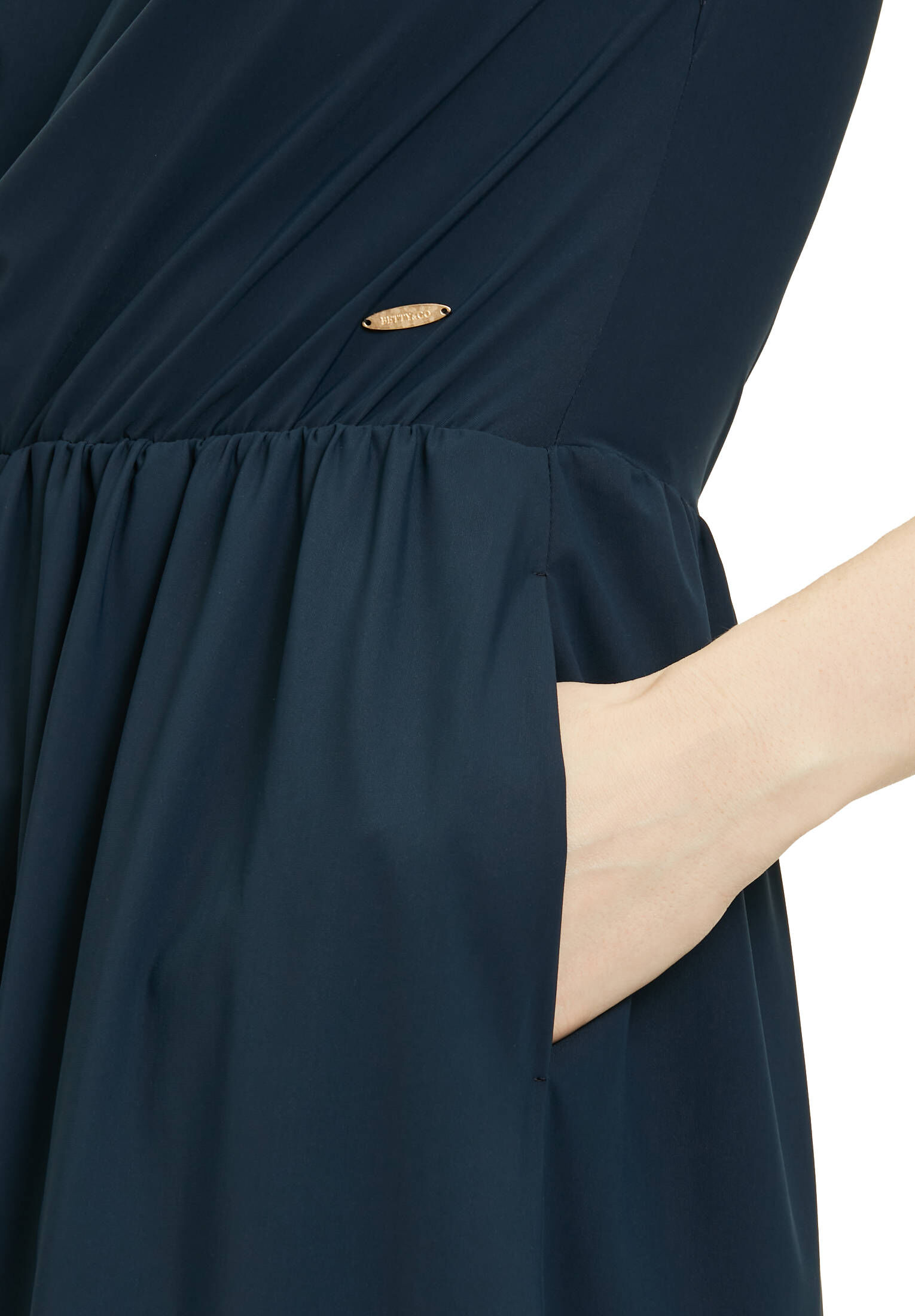 Betty & Co| Damen Jerseykleid mit Raffung