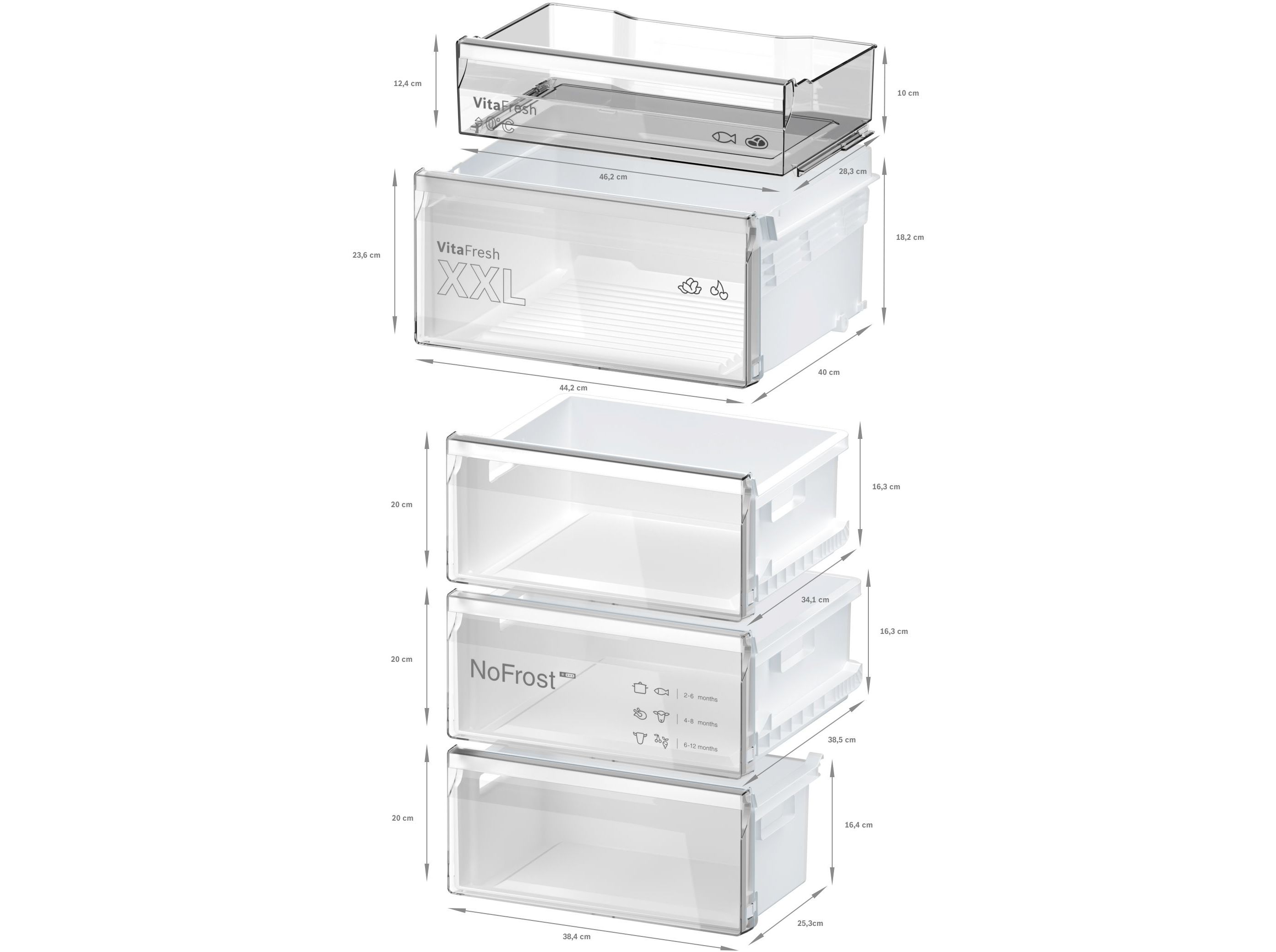 COMBINADO BOSCH KGN392LAG INOX A 363L NF