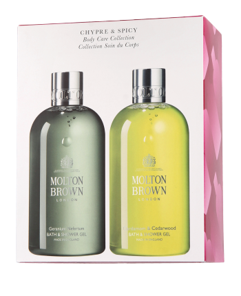 Molton Brown Geranium Nefertum Chypre & Spicy Body Care Collection Set 300ml+300ml