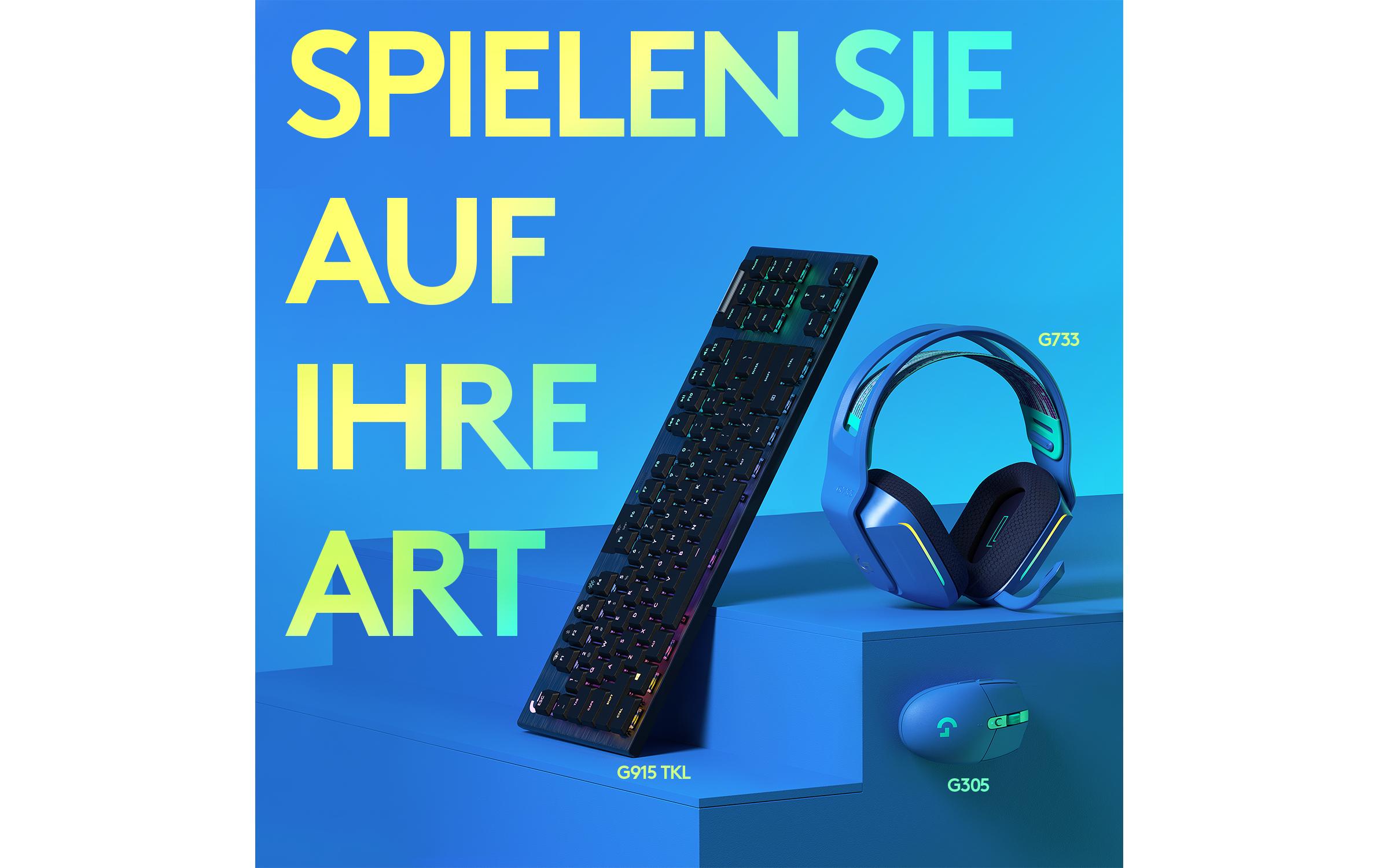 Gaming-Maus G305 LightspeedReaktionsschnelle, ausdauernde Wireless-Gamingmaus