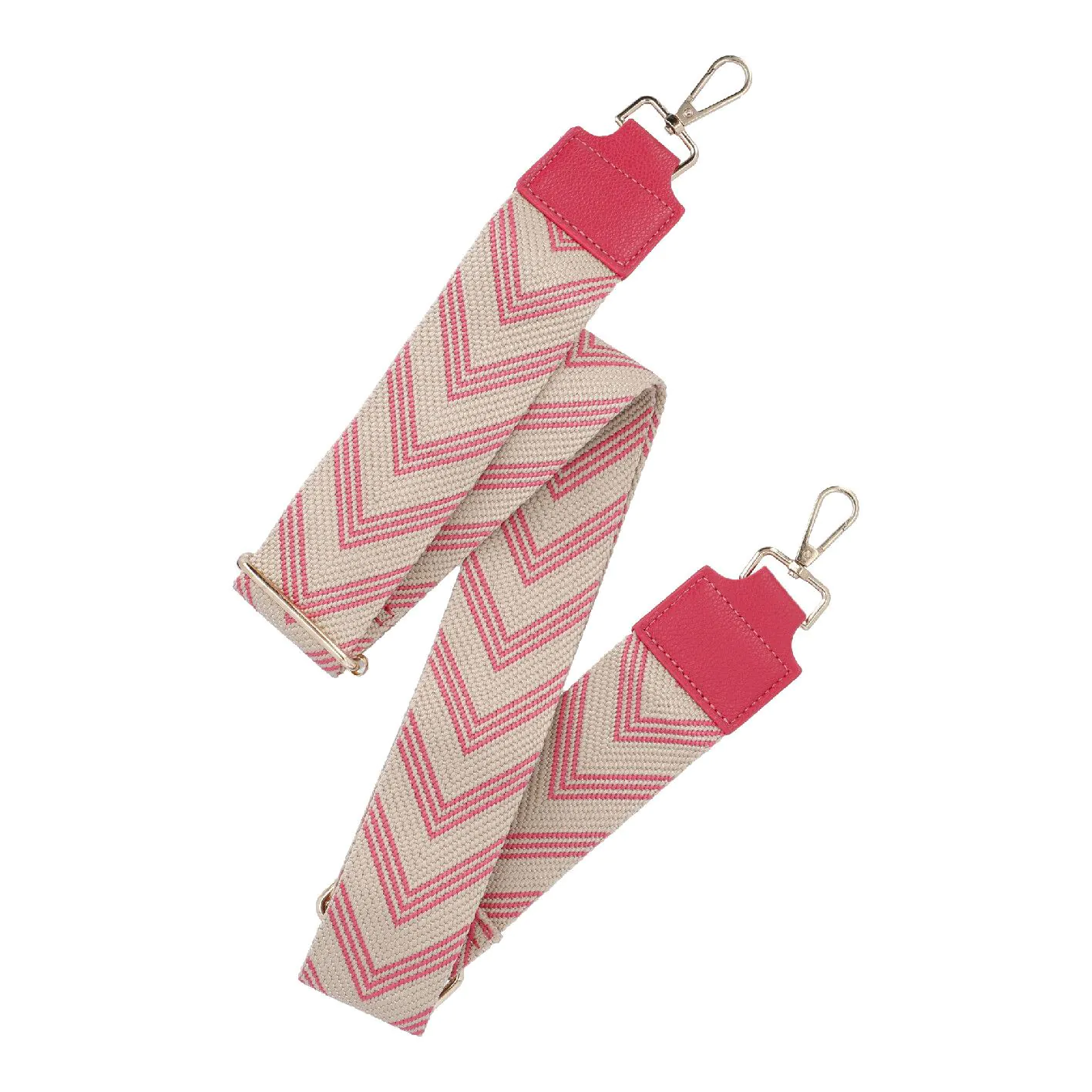 Tasche Crossbody, 2 Riemen, pink