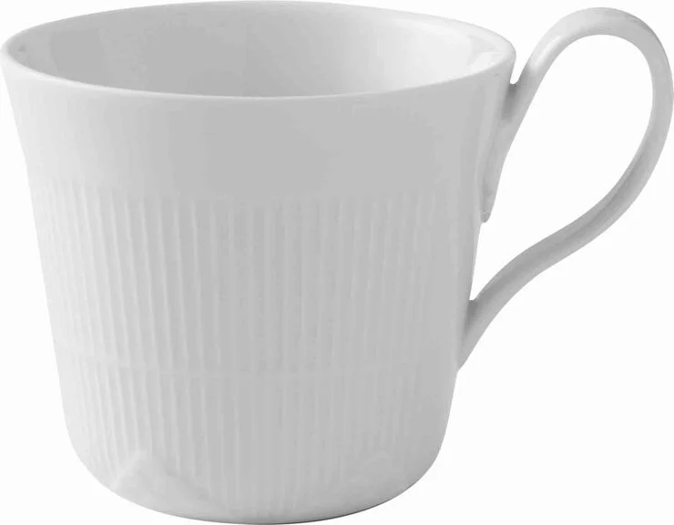 Royal Copenhagen Hvid Elements 35 cl. højhankskop Hvid