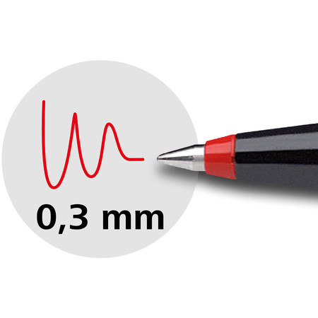 Schneider Topball 845 Tintenroller - rot - 0.3 mm