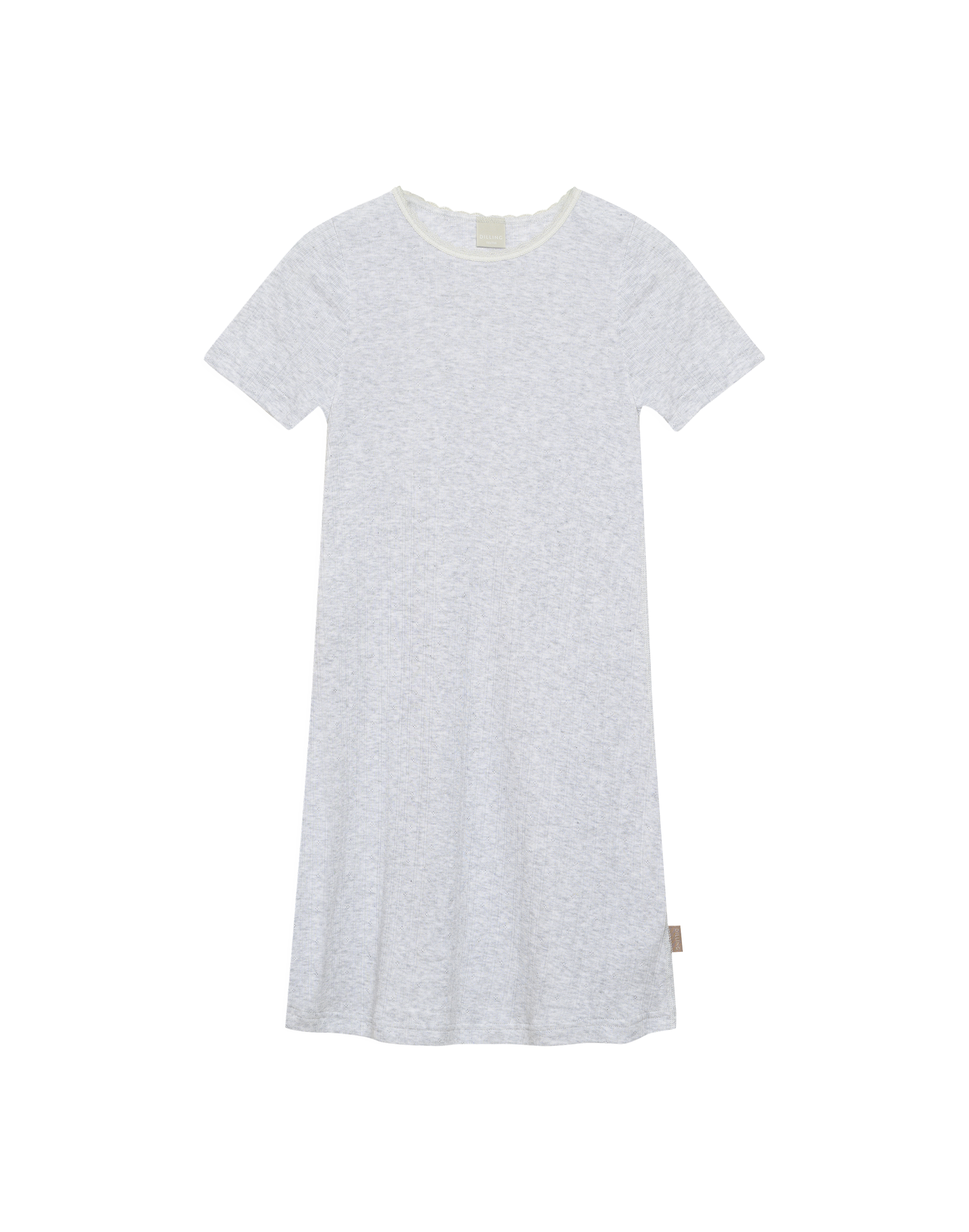 Pointelle T-shirtjurk van katoen voor kinderen