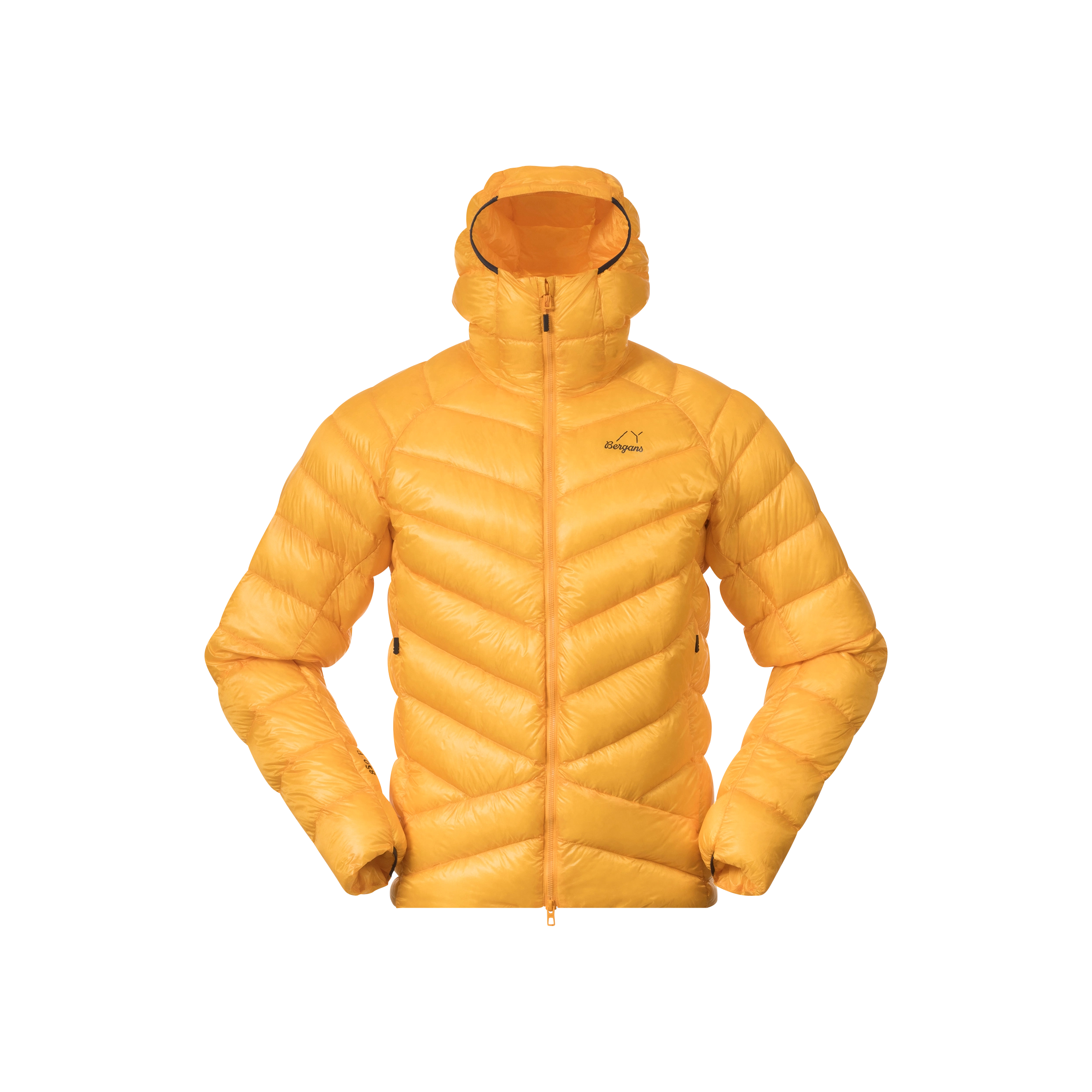 Y LightLine Weightless Down Jacket Hood Men Mango Yellow