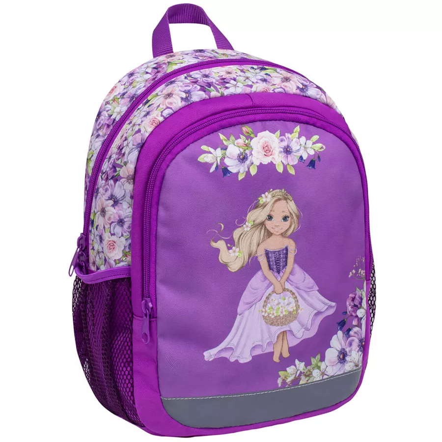 Belmil Kindergartenrucksack Kiddy Plus Kindergartenrucksack für 3-6 Jährige Kinder mit Brustgurt Princess