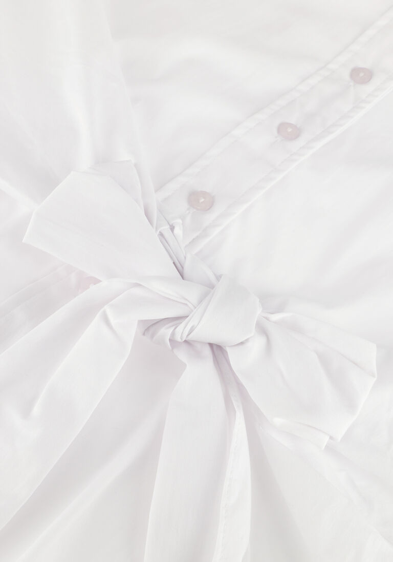 CO\\'COUTURE witte co'couture blouse hannah knot shirt