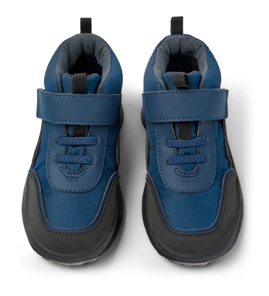 Botas de tornozelo Camper em couro azul marinho