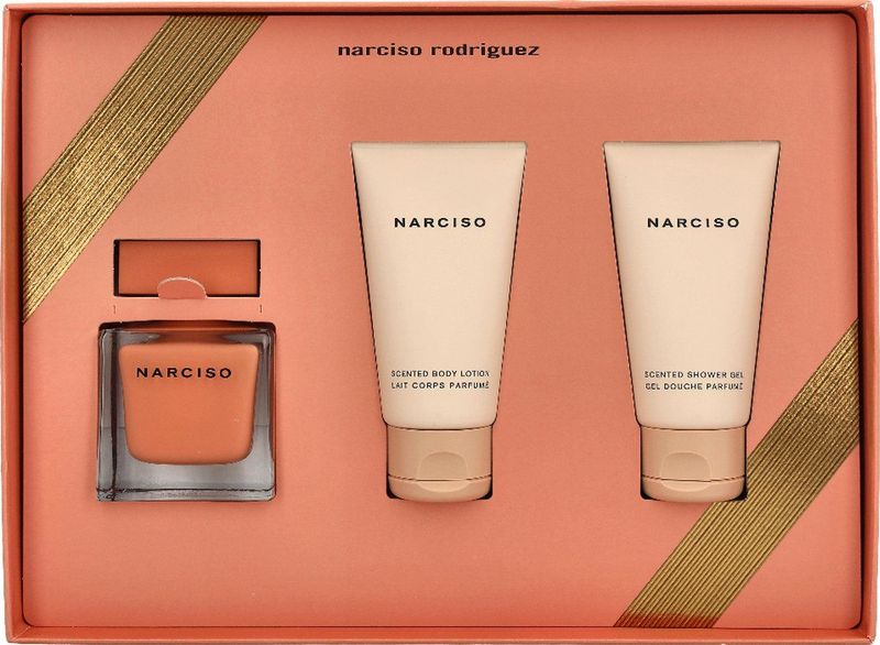 Narciso Rodriguez - Ambrée - Geurset - Eau de Parfum - Geparfumeerde Bodylotion - Douchegel