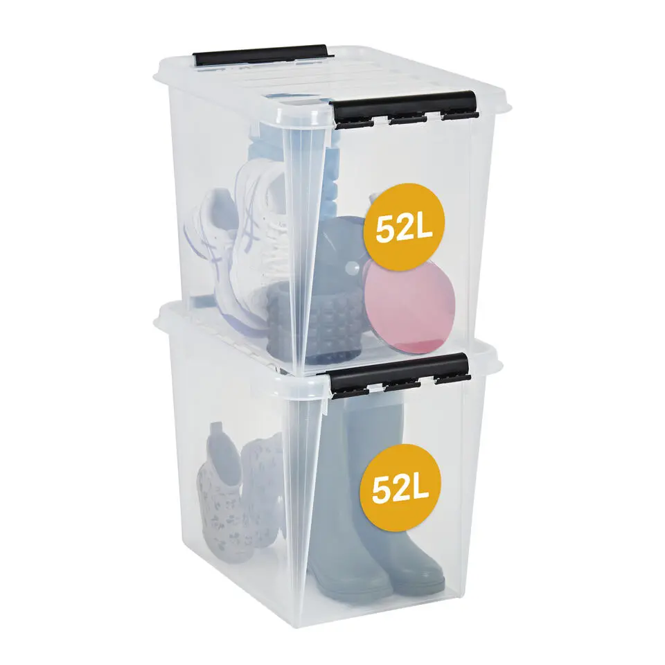 SmartStore Stevige Opbergbox 52L Set van 2 - 50x39x41cm
