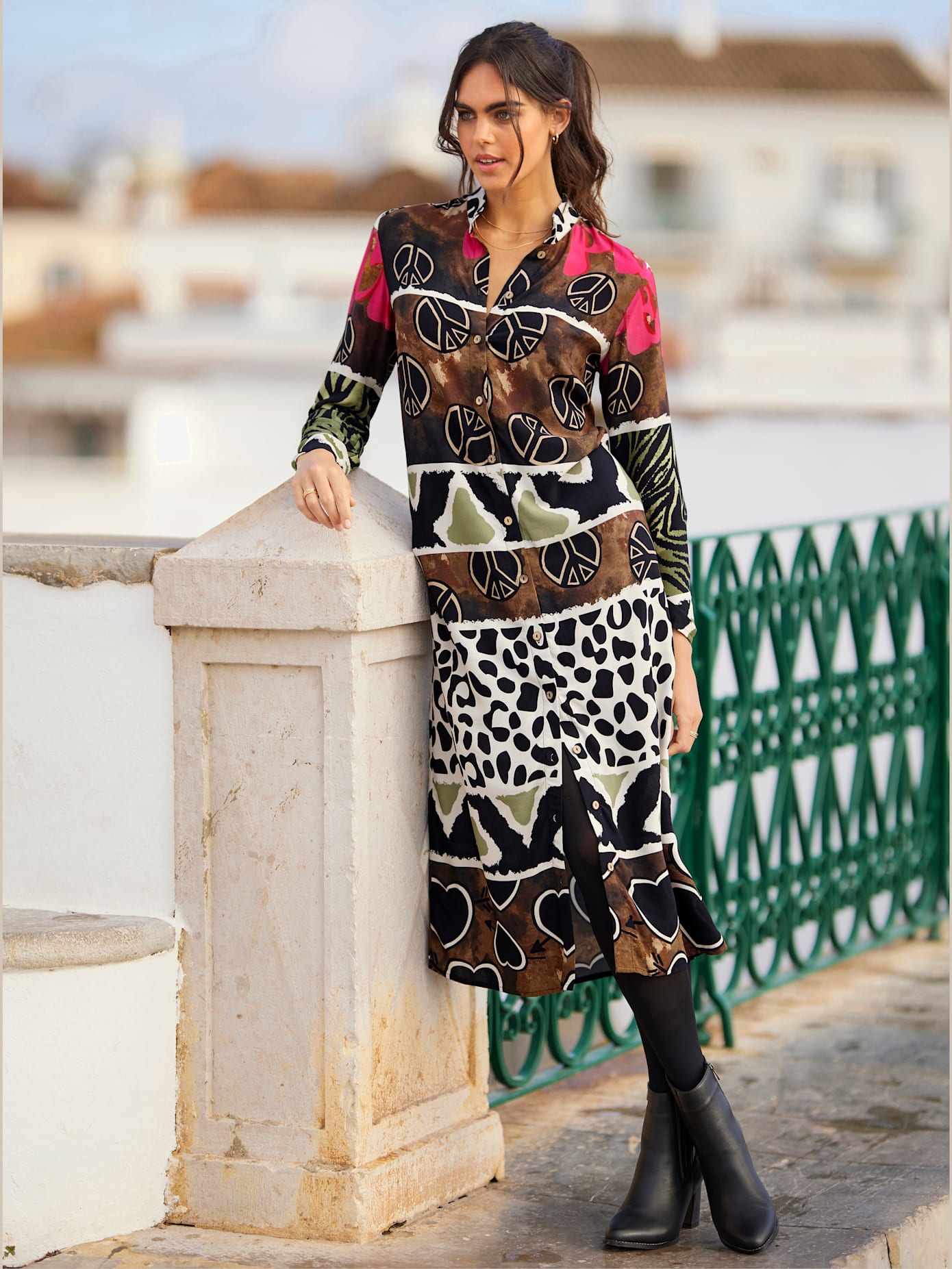 Robe imprimée joli imprimé