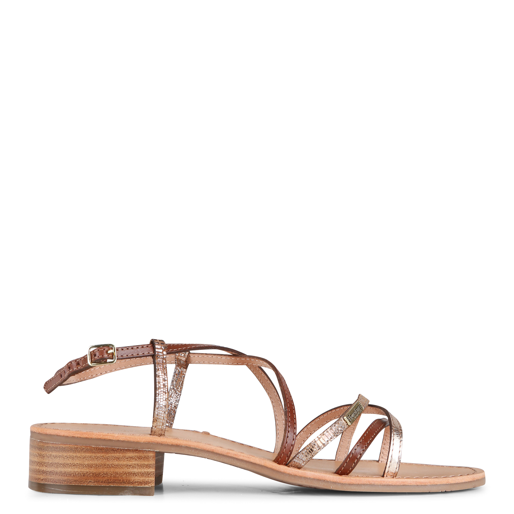 HARRYNA - Sandales à talons en cuir | Blanc